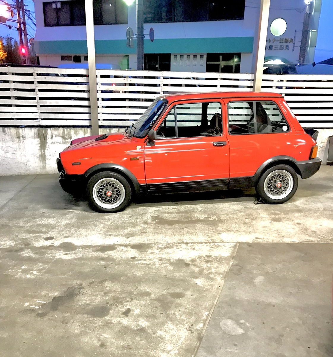 80年代レア物:アウトビアンキA112 ABARTH ステアリング+ホーン