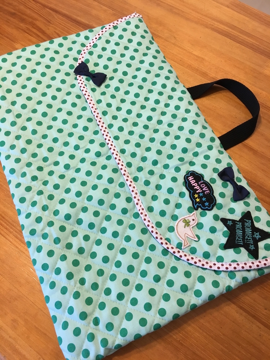 手作り防災頭巾カバーバック Nami S Diary