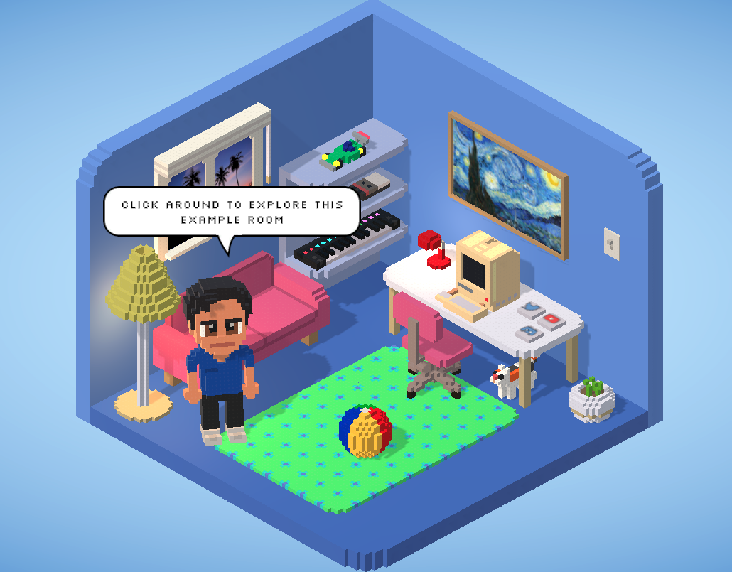 Rooms.xyzというサービスのUIを見る トマシープが学ぶ