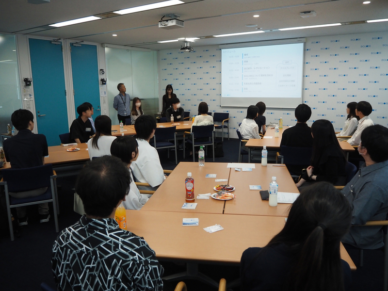 内々定者懇親会の様子