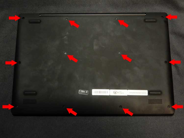 ノートパソコンのタッチパッド修理方法②