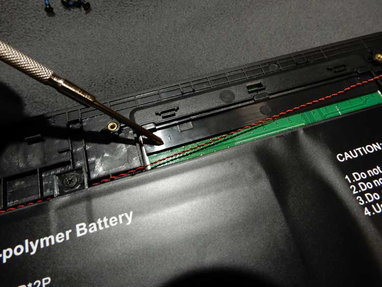 ノートパソコンのタッチパッド修理方法⑨