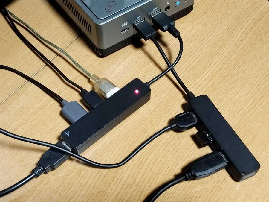 バスパワー式USBハブ