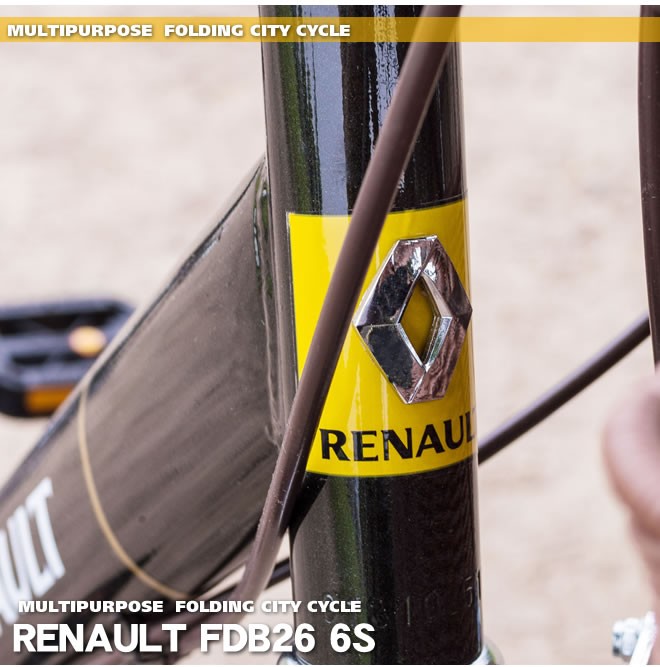 ルノ― RENAULT 折りたたみ 自転車 26インチ