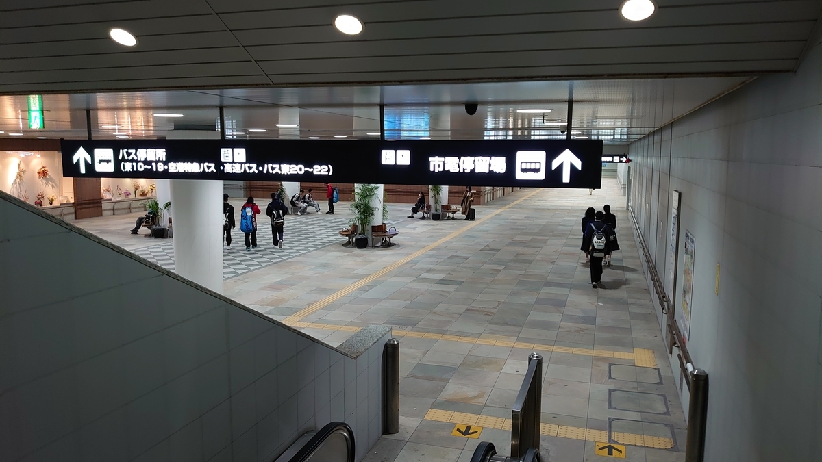 鹿児島中央駅　地下通路