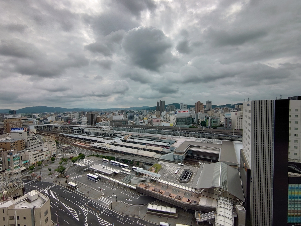 ANAクラウンプラザホテル岡山 駅前 風景