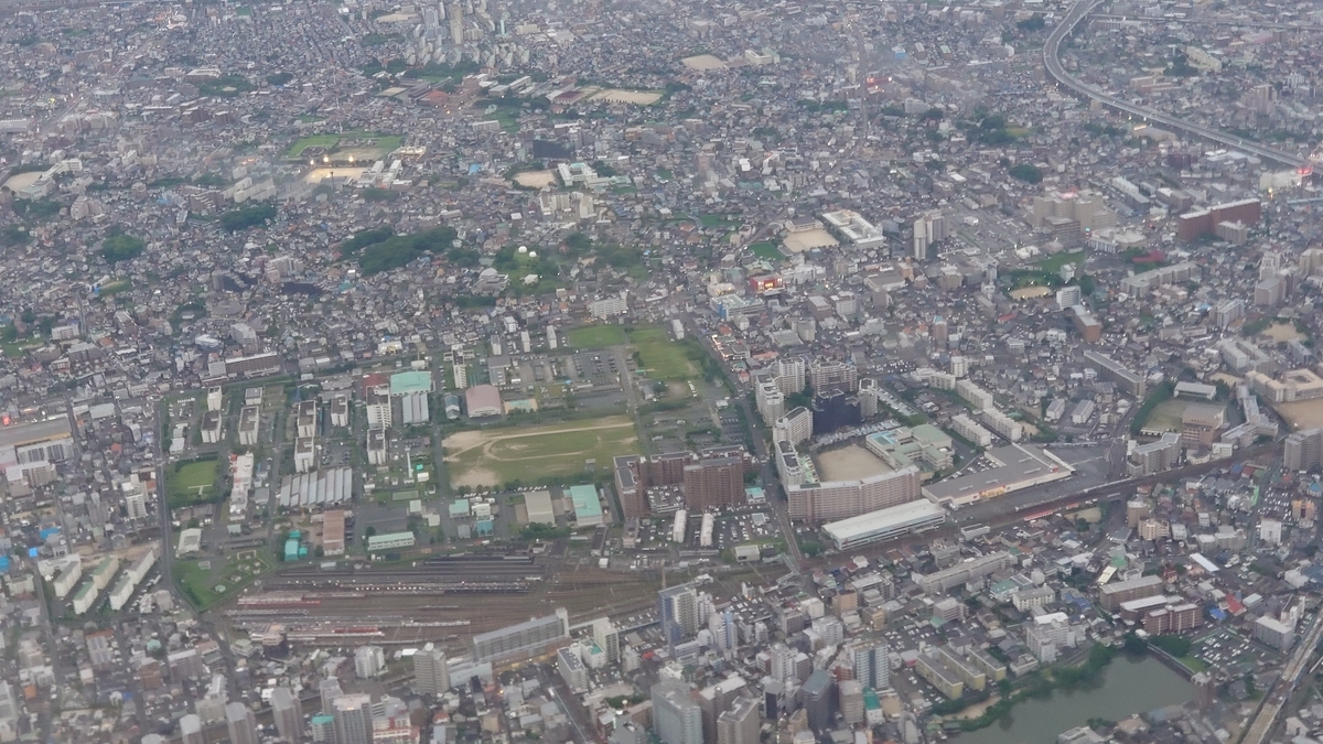 ANA3852便 SFJ A320 南福岡 風景