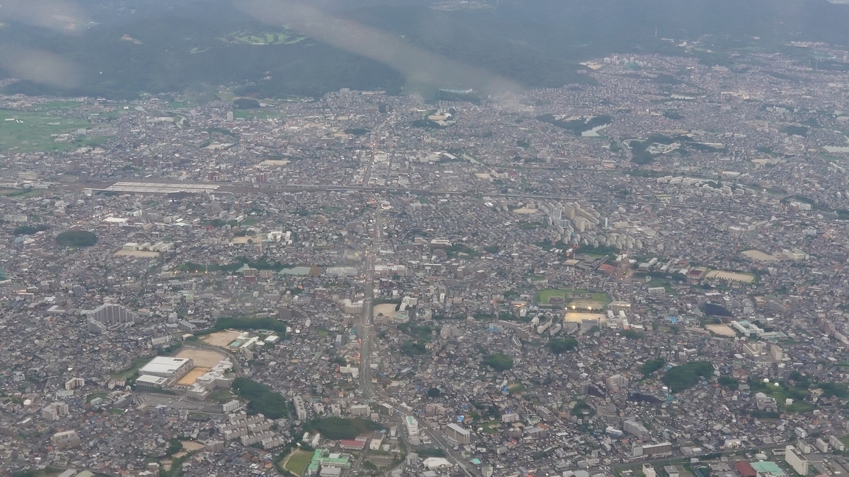 ANA3852便 SFJ A320 博多南 風景