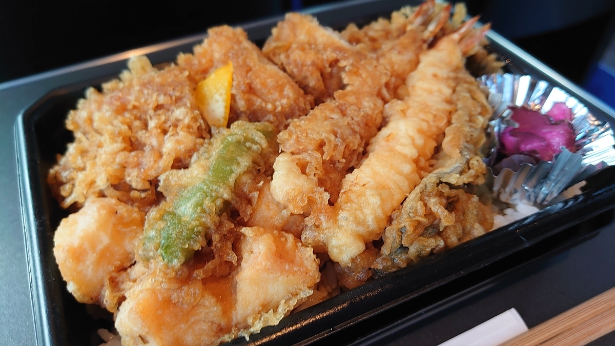 品川駅 金子半之介 天丼弁当