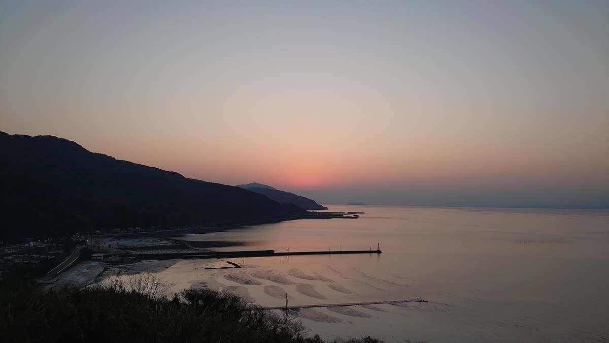 熊本県宇土市 御輿起海岸 展望台