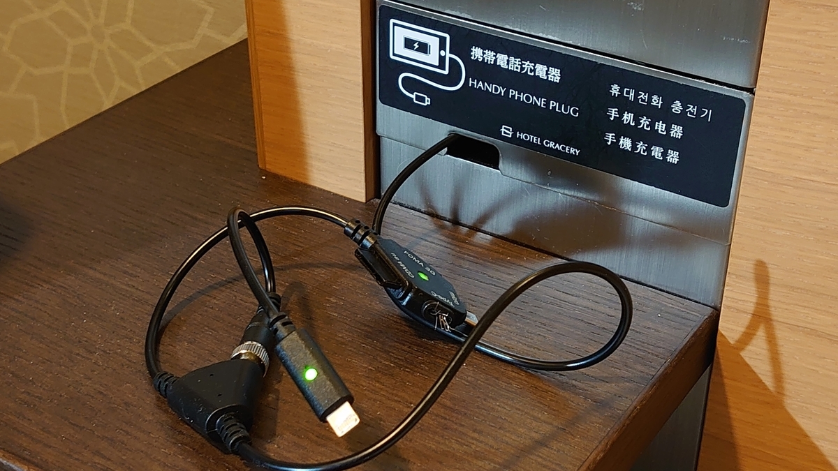 ホテルグレイスリー札幌 ベッド電源