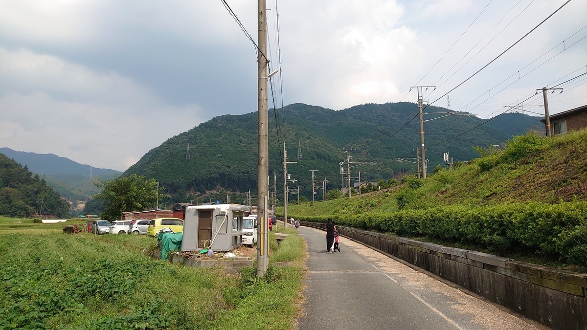 JR馬堀駅からトロッコ亀岡駅