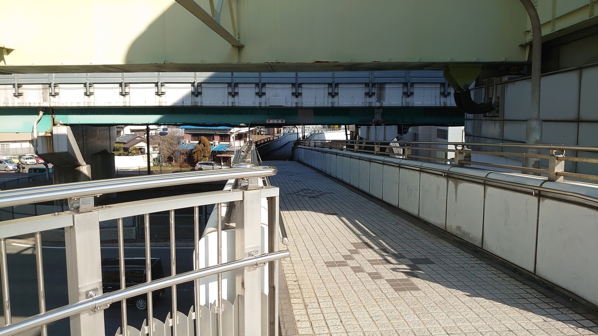宇野辺駅から茨木駅への徒歩経路