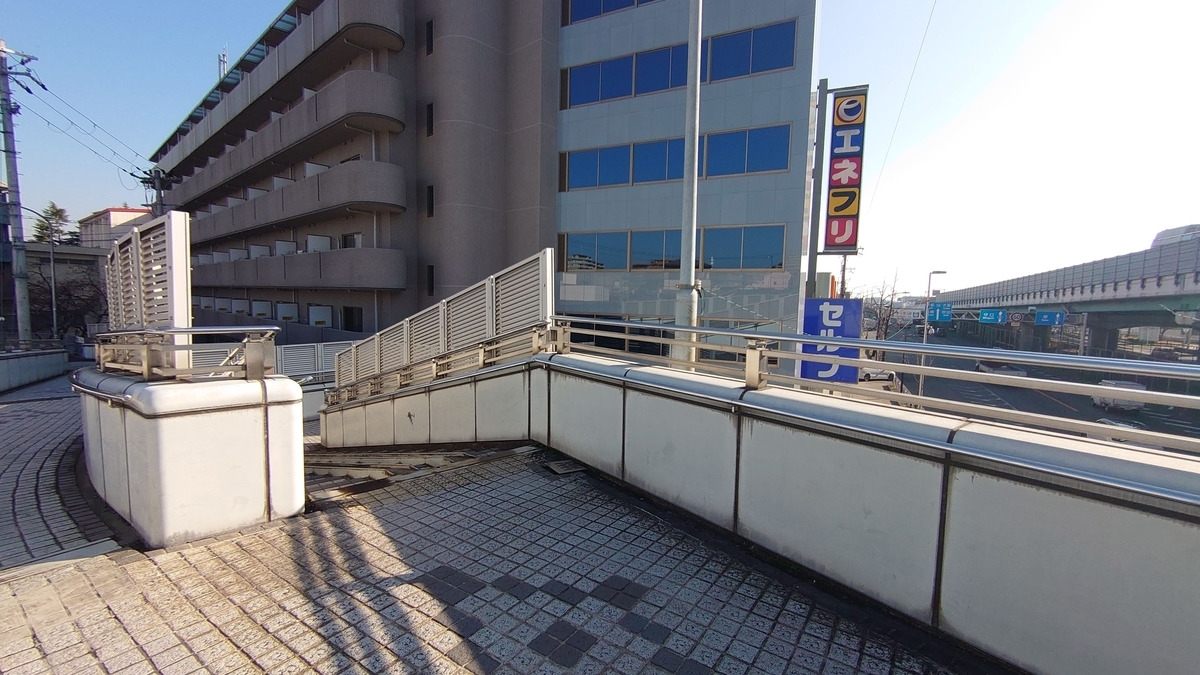 宇野辺駅から茨木駅への徒歩経路