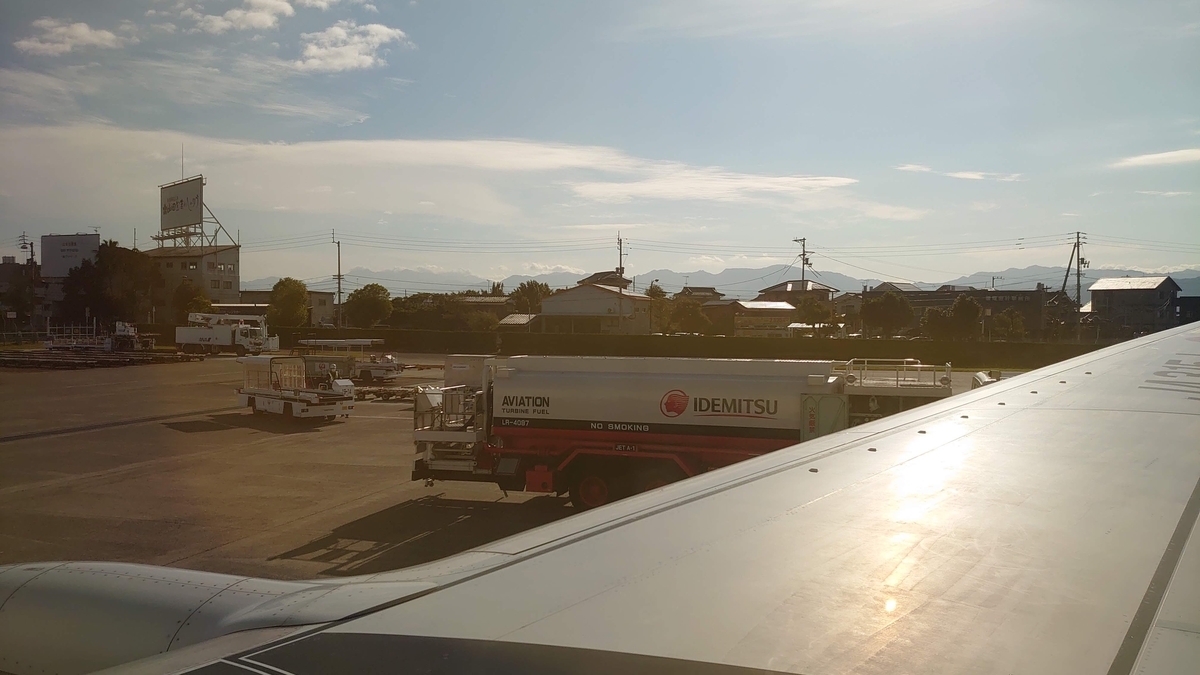 JAL431便 松山空港