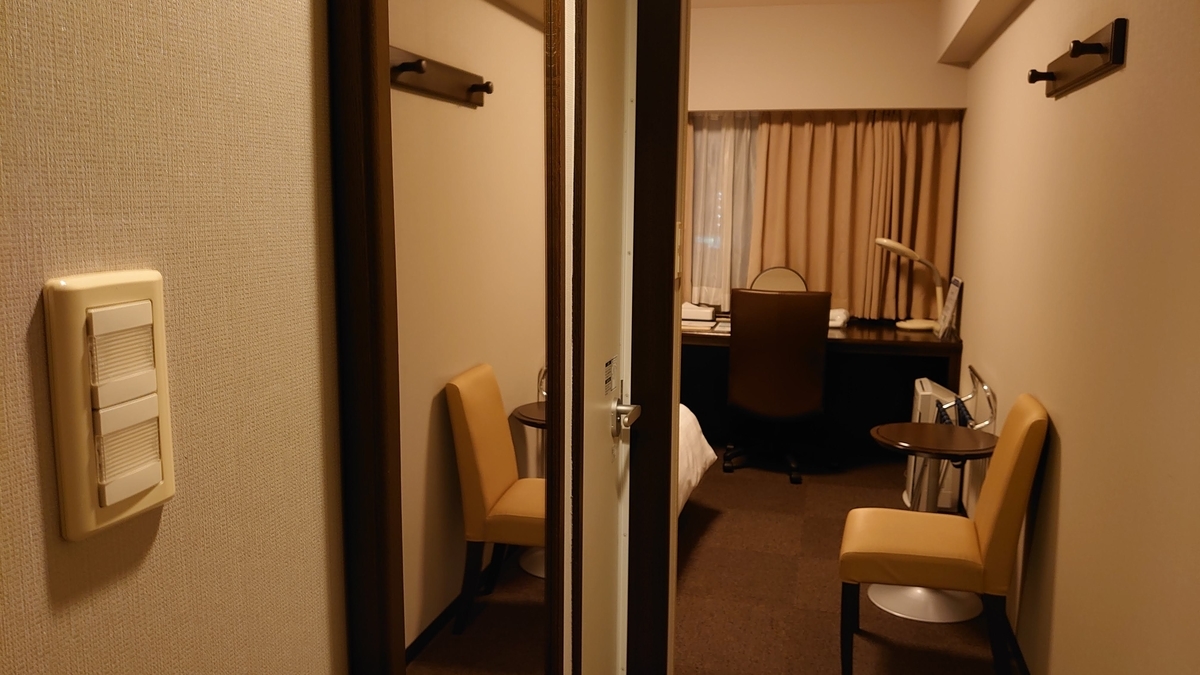 ダイワロイネットホテル 水戸 シングルルーム 客室全景