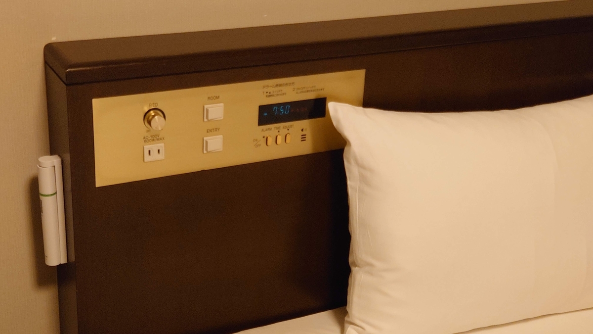 ダイワロイネットホテル 水戸 シングルルーム ベッド