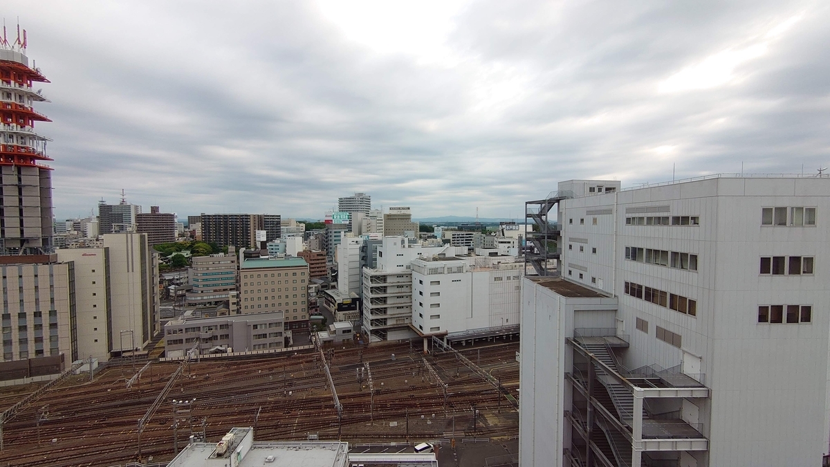 ダイワロイネットホテル 水戸 シングルルーム 眺望