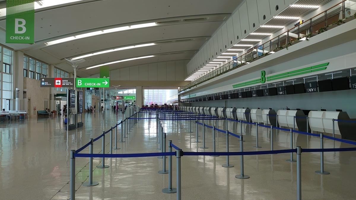 那覇空港 国際線ターミナル 出発階