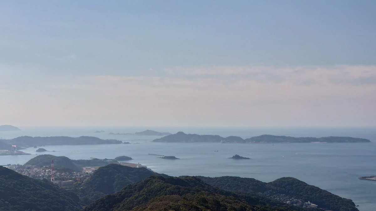 稲佐山展望台 西側の眺望