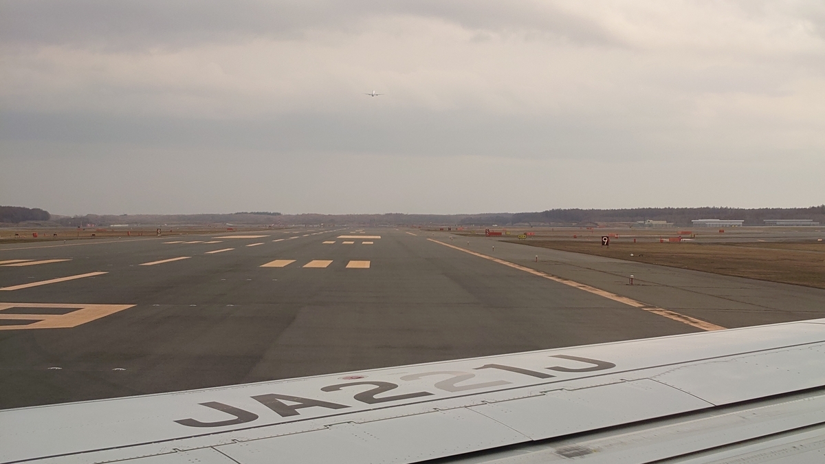 JAL2839便 新千歳空港