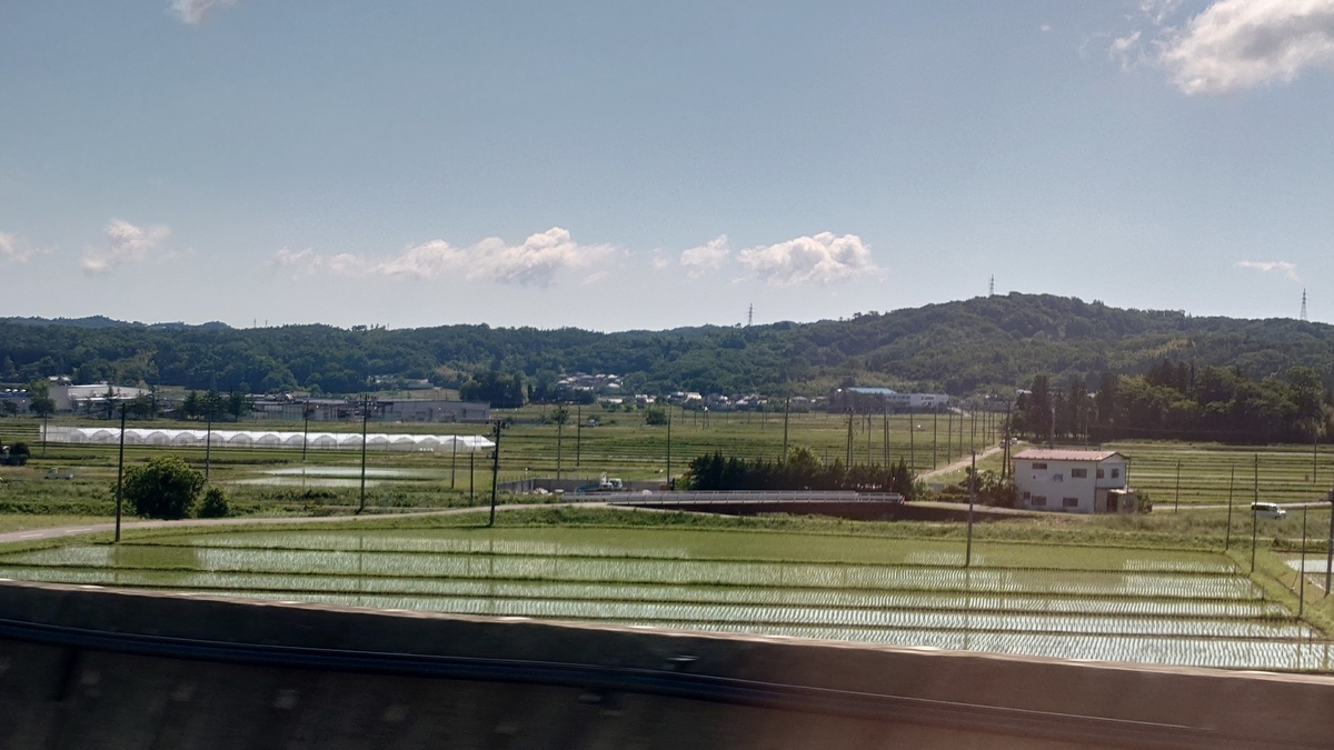 はやぶさ5号 宮城県 車窓