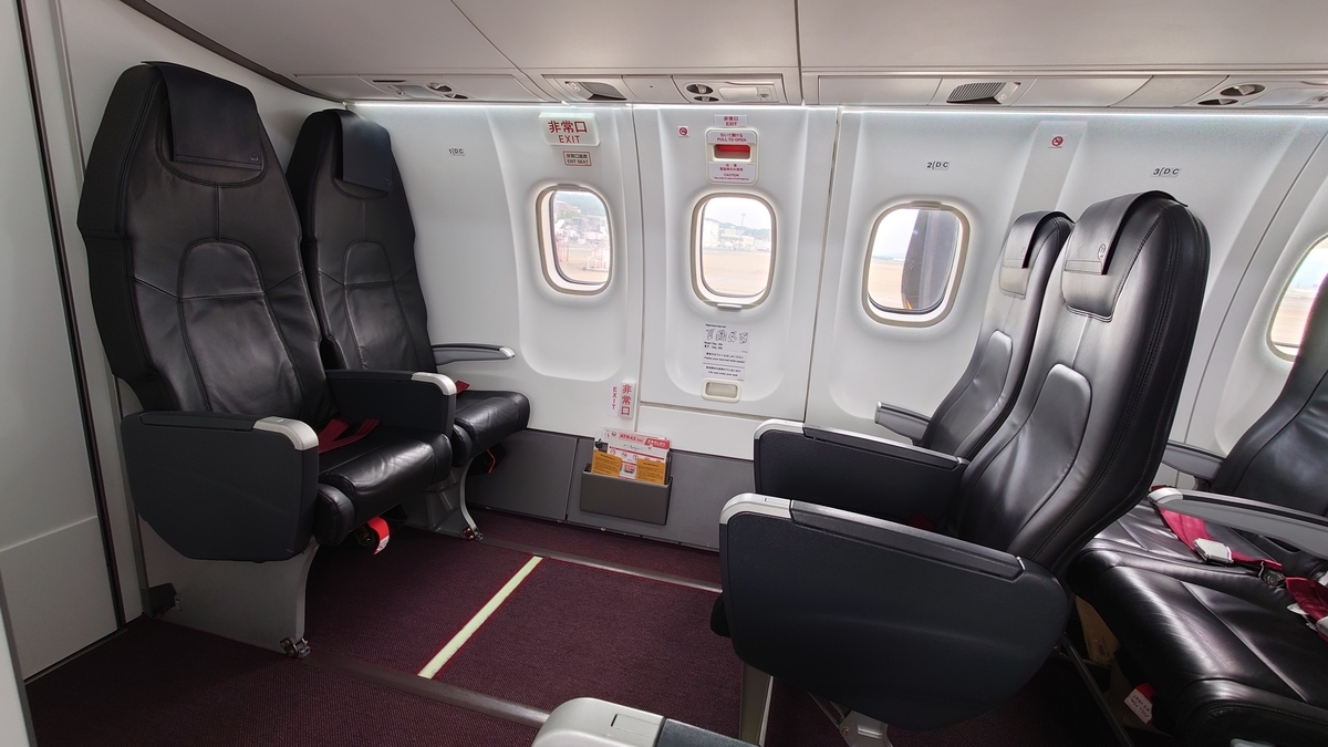 JAL3653便 ATR-42 ボックスシート