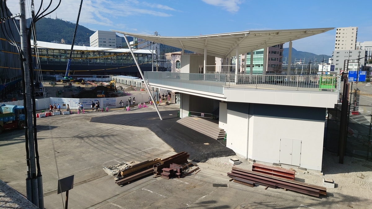 長崎駅前 歩道橋