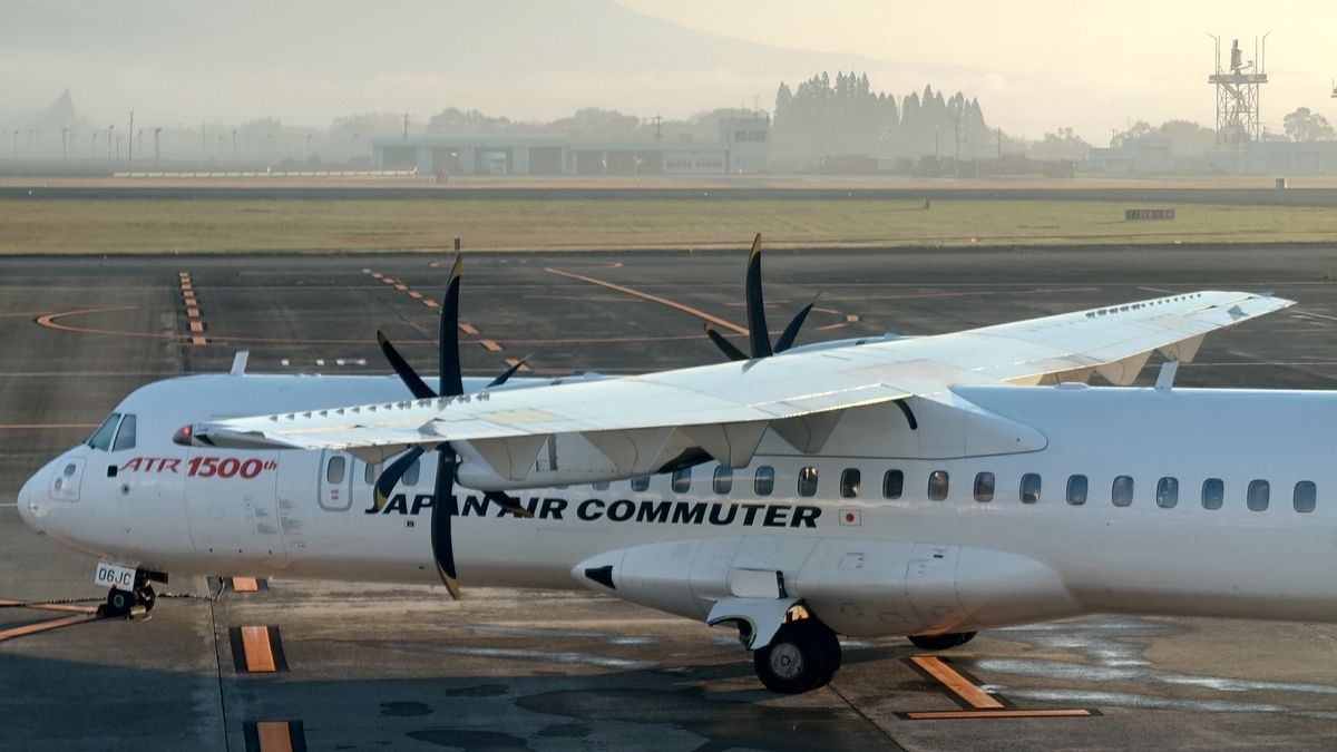 鹿児島空港 JAC ATR-72
