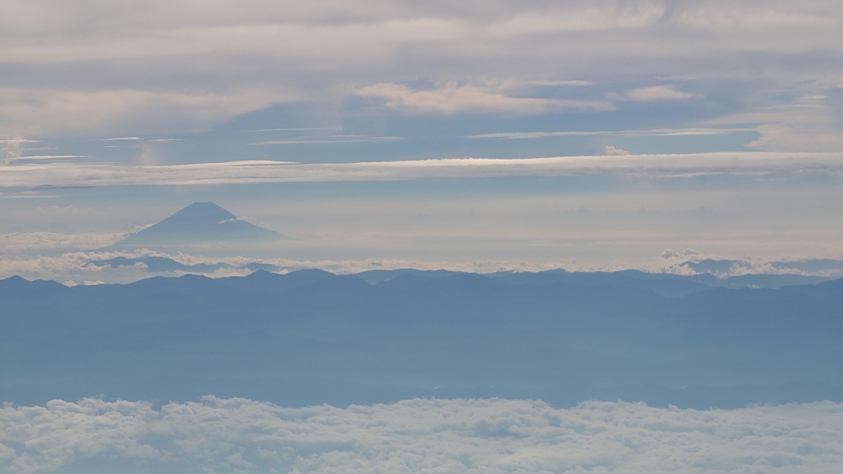 JAL2603便 FDA運航 長野県松本市上空