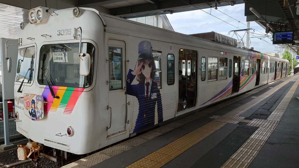 松本電鉄 上高地線 3000形導入記念乗車券　平成11年10月25日　ホログラム 松本電鉄 上高地線 3000形導入記念乗車券 平成11年10月