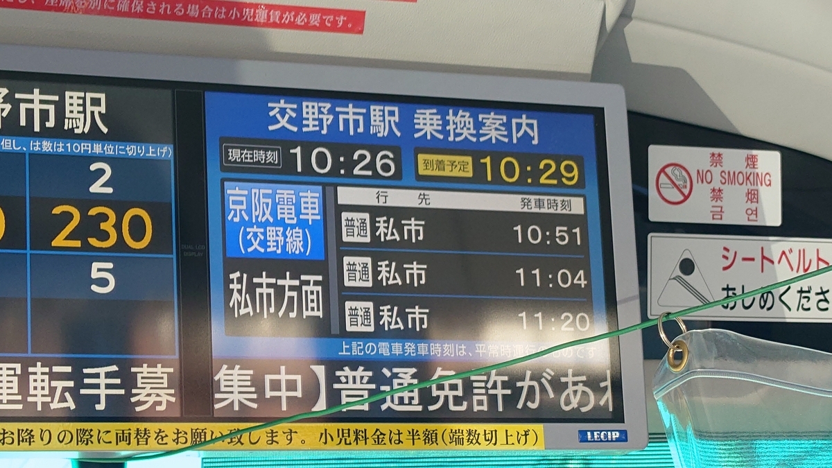 ダイレクトエクスプレス直Q京都号 車内