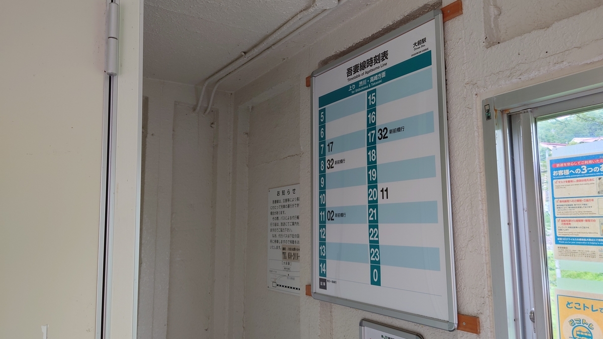 JR吾妻線 大前駅