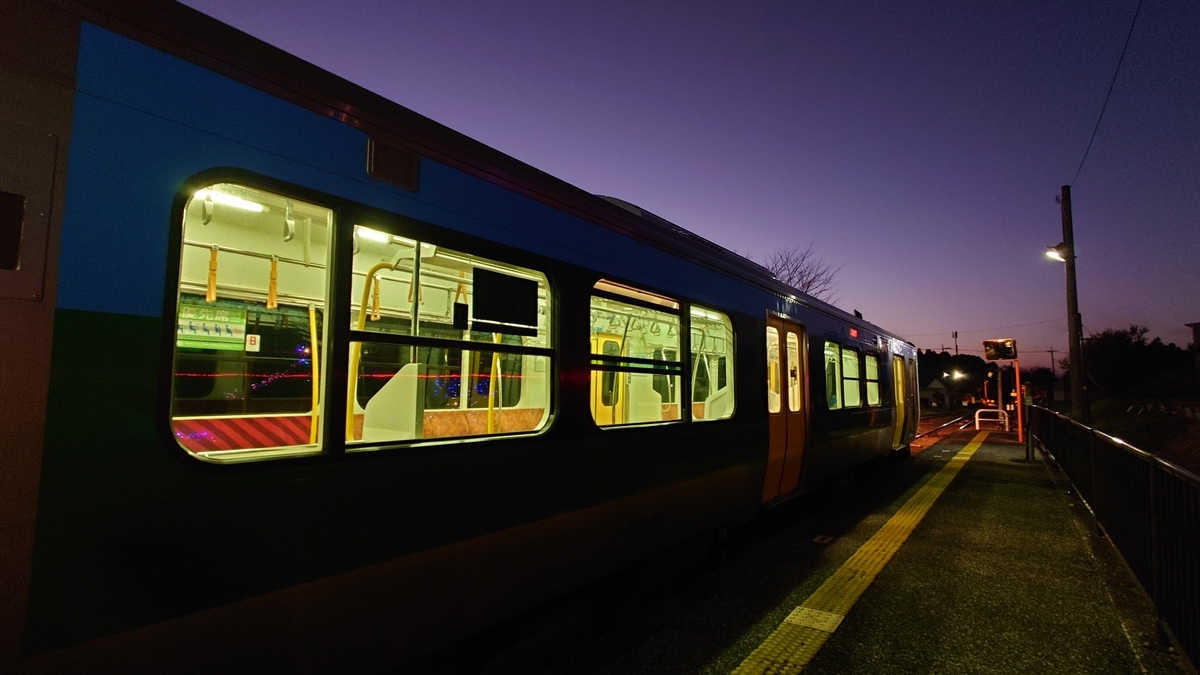 JR久留里線 上総亀山駅構内