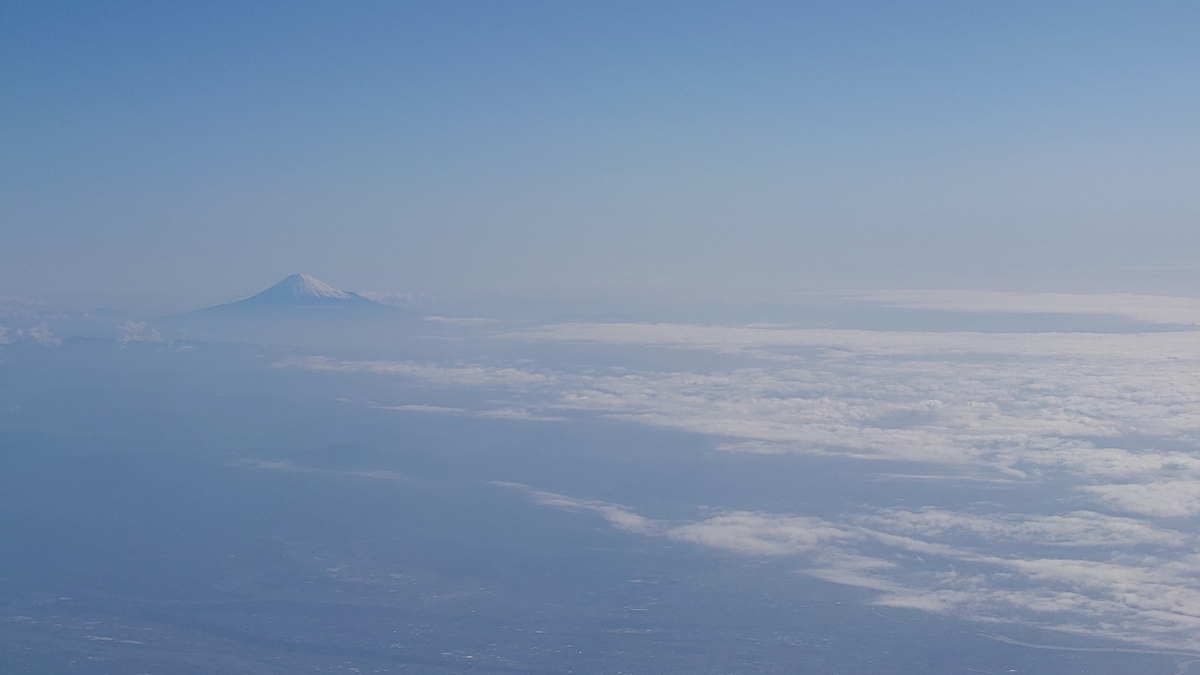 JAL/JL0200便 富士山付近