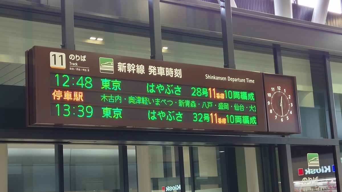 JR新函館北斗駅前 駅構内