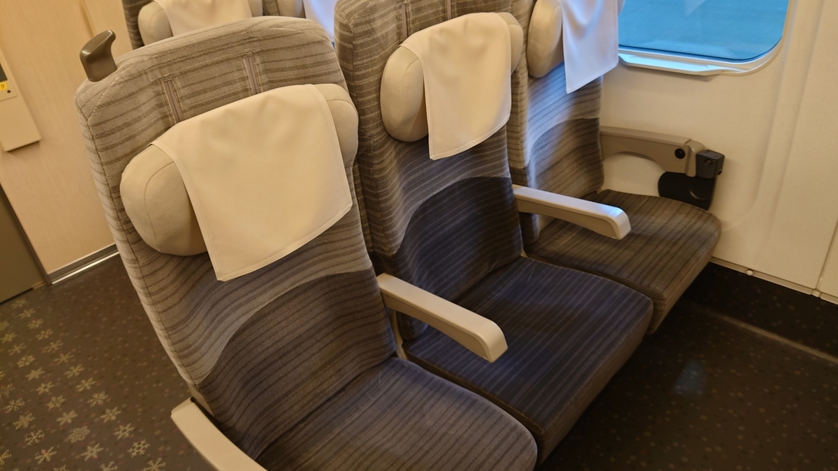 北海道新幹線 はやぶさ28号 H5系車内