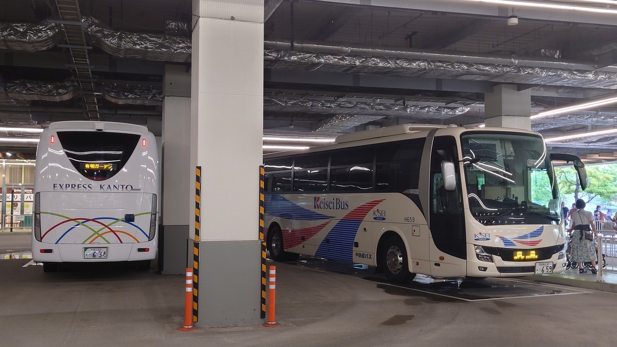 有明ガーデン バスターミナル 京成バス