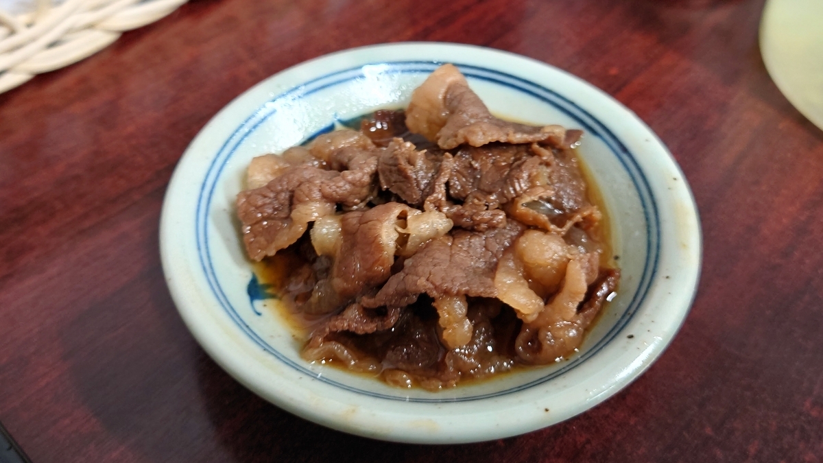 日の出製麺所 香川県坂出市 トッピング(牛肉)