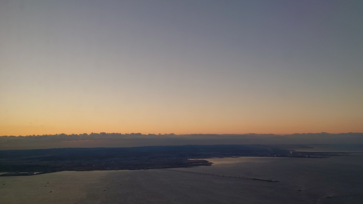 JAL641便 羽田空港全景
