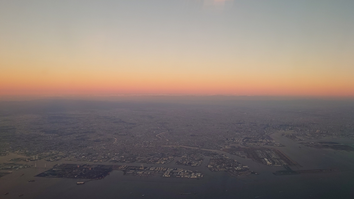 JAL641便 羽田空港全景