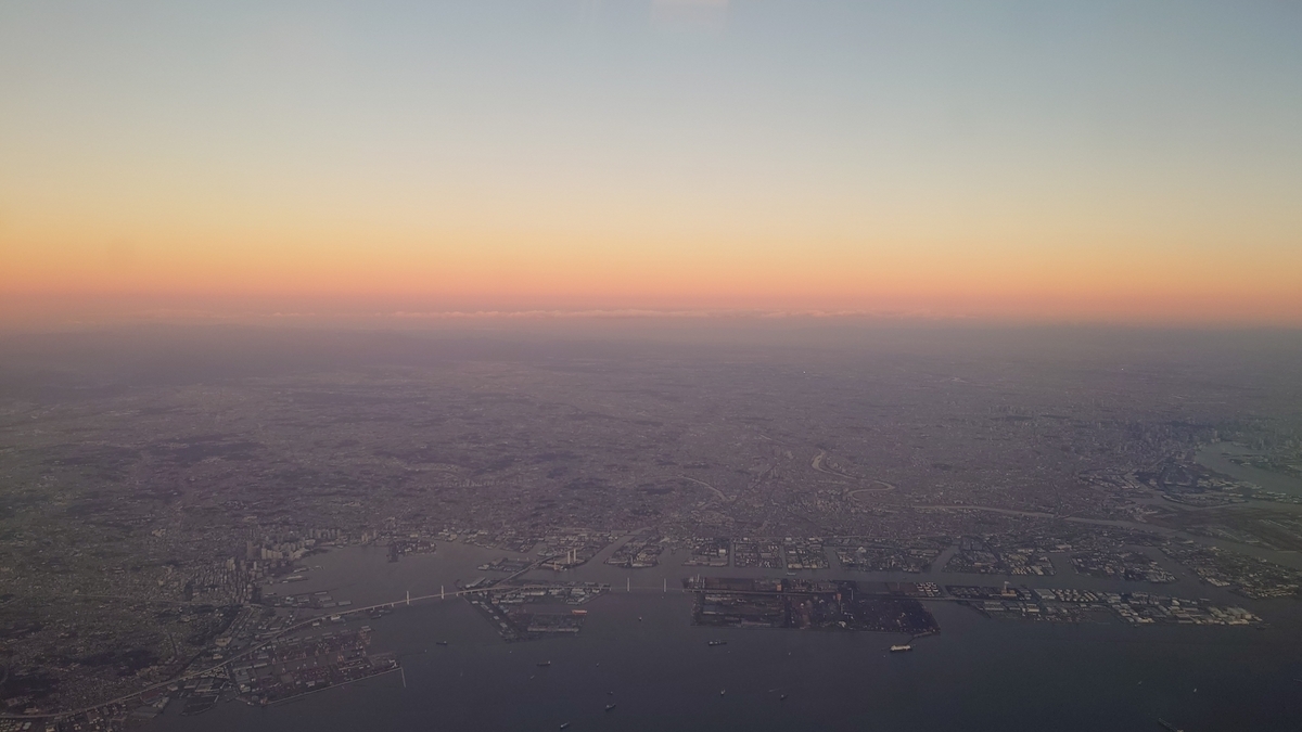 JAL641便 神奈川県横浜市付近