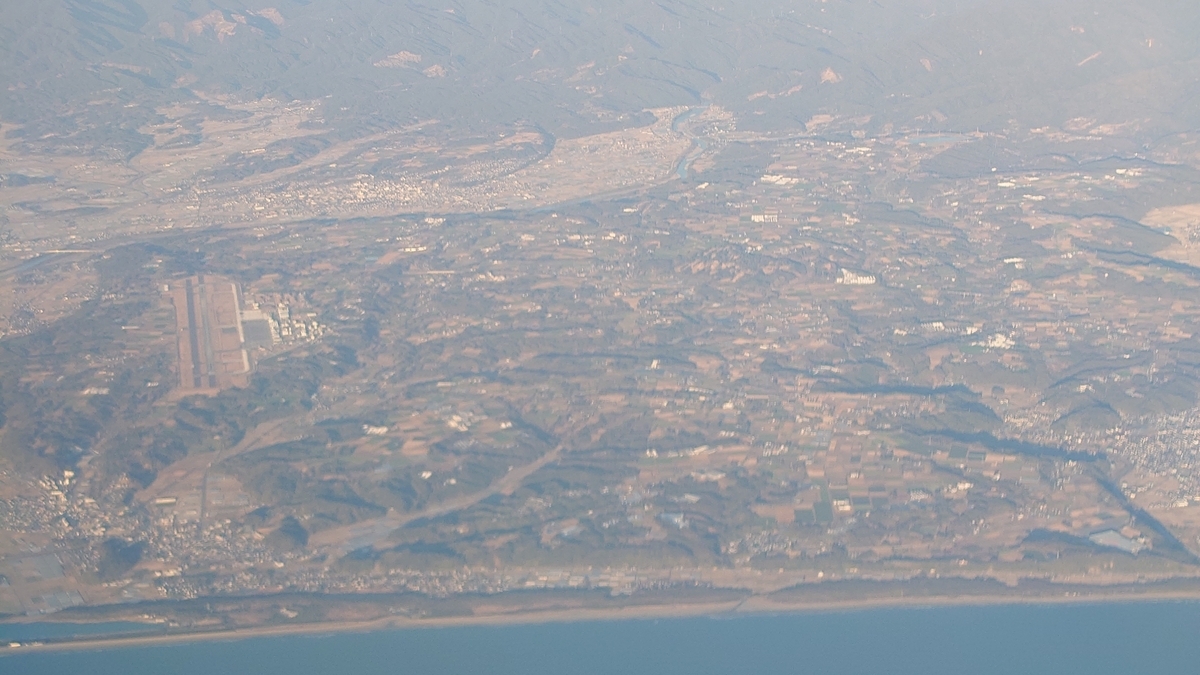 JAL641便 宮崎県新富町上空