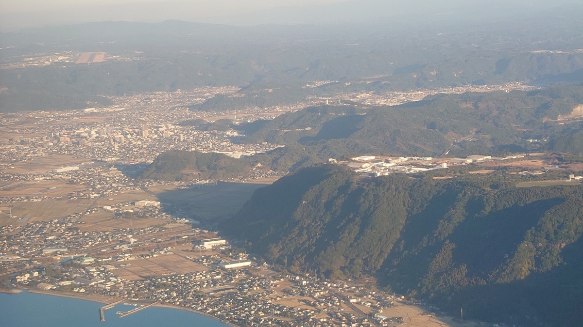 JAL641便 鹿児島県霧島市上空
