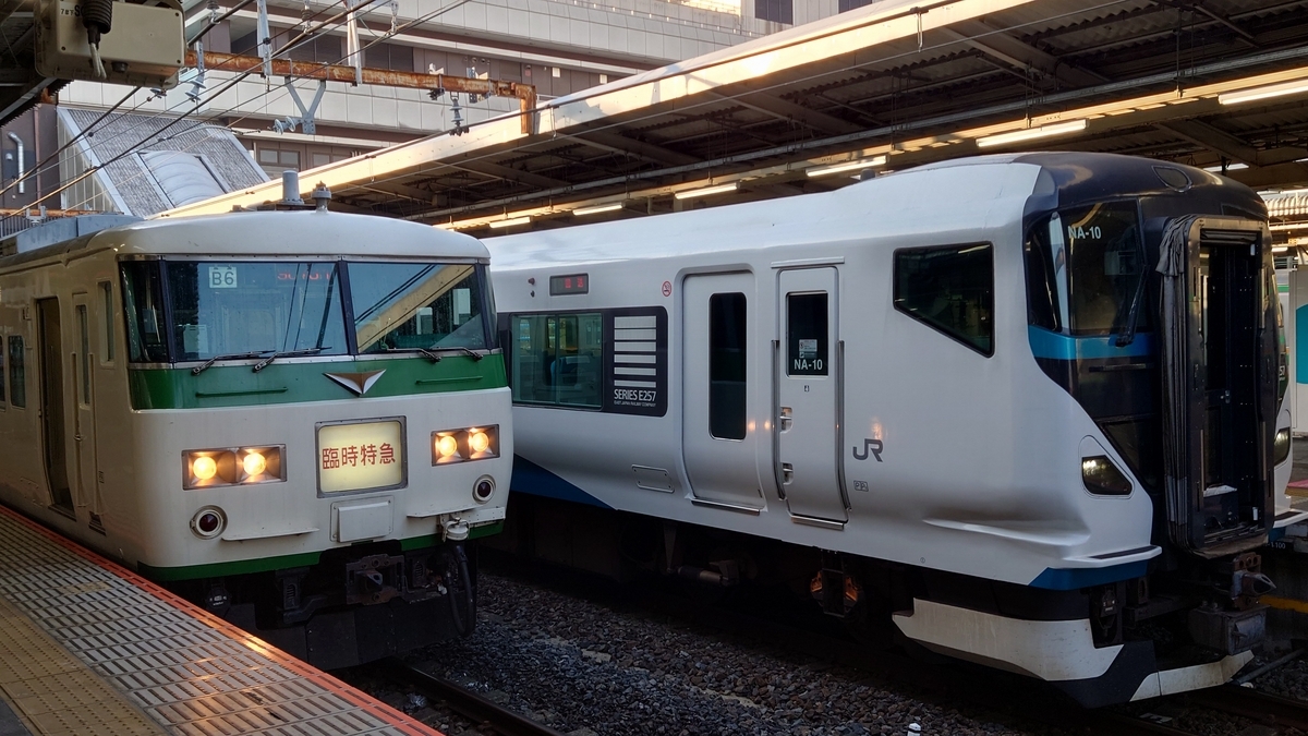 JR大宮駅 谷川岳もぐら号 185系