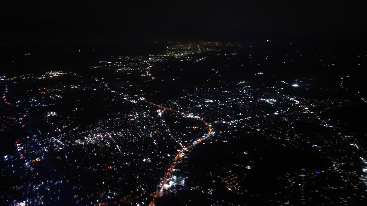 JAL192便 羽田空港付近
