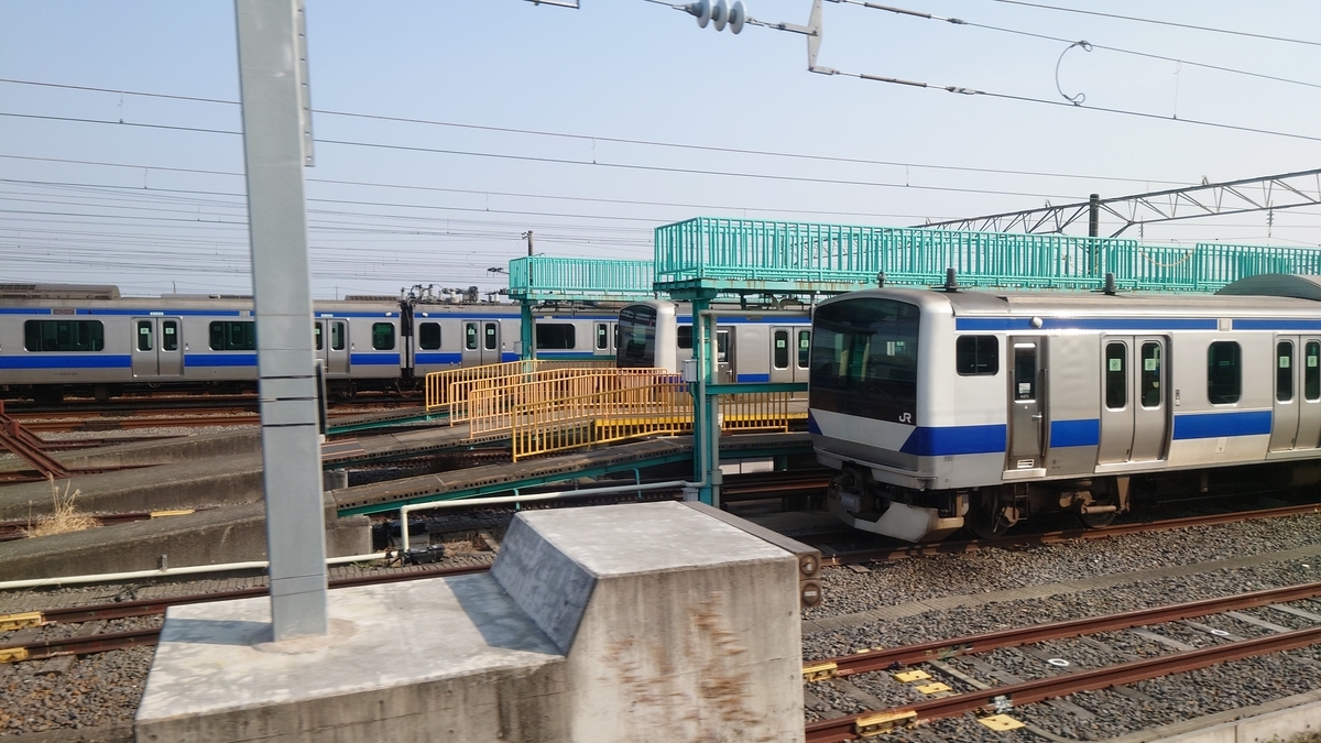 JR常磐線土浦駅近くの土浦電留線