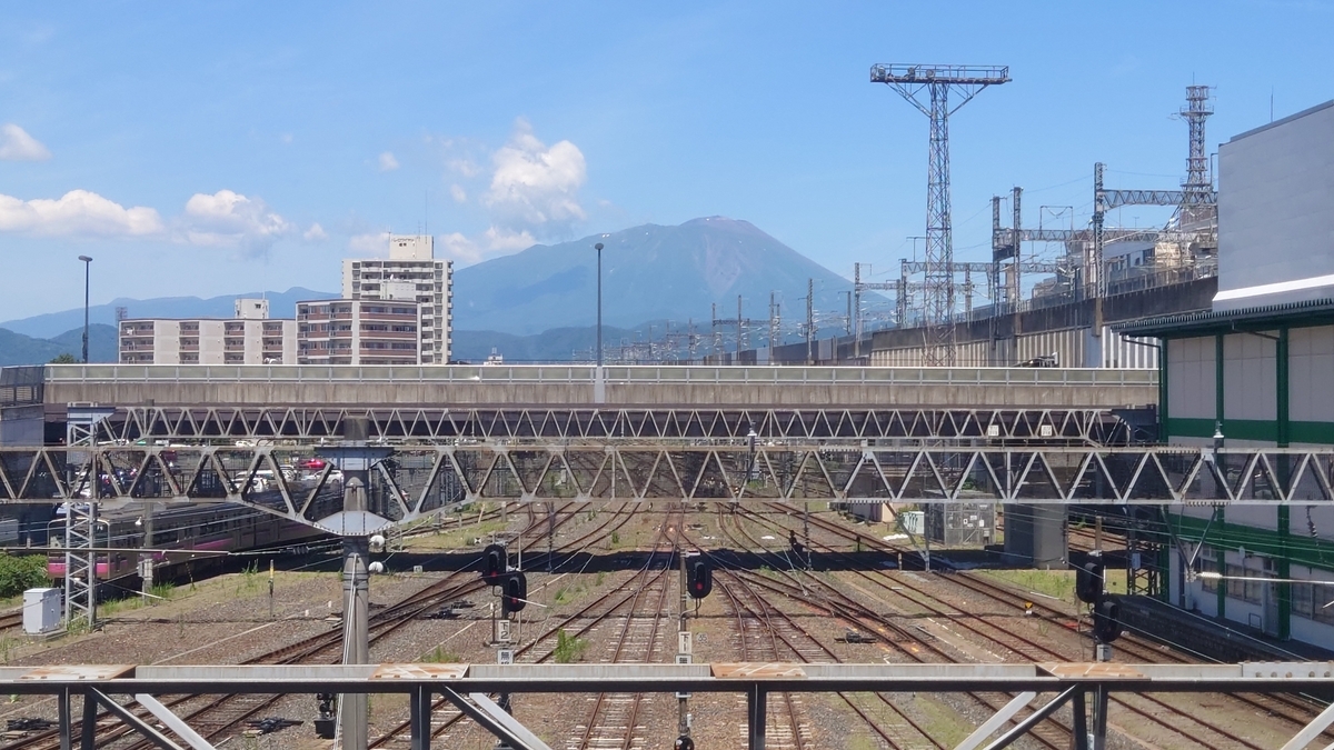 JR盛岡駅 在来線ホームの跨線橋