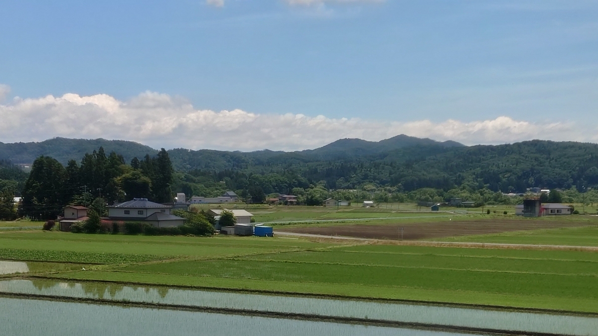JR東北新幹線 やまびこ58号 岩手県内の車窓