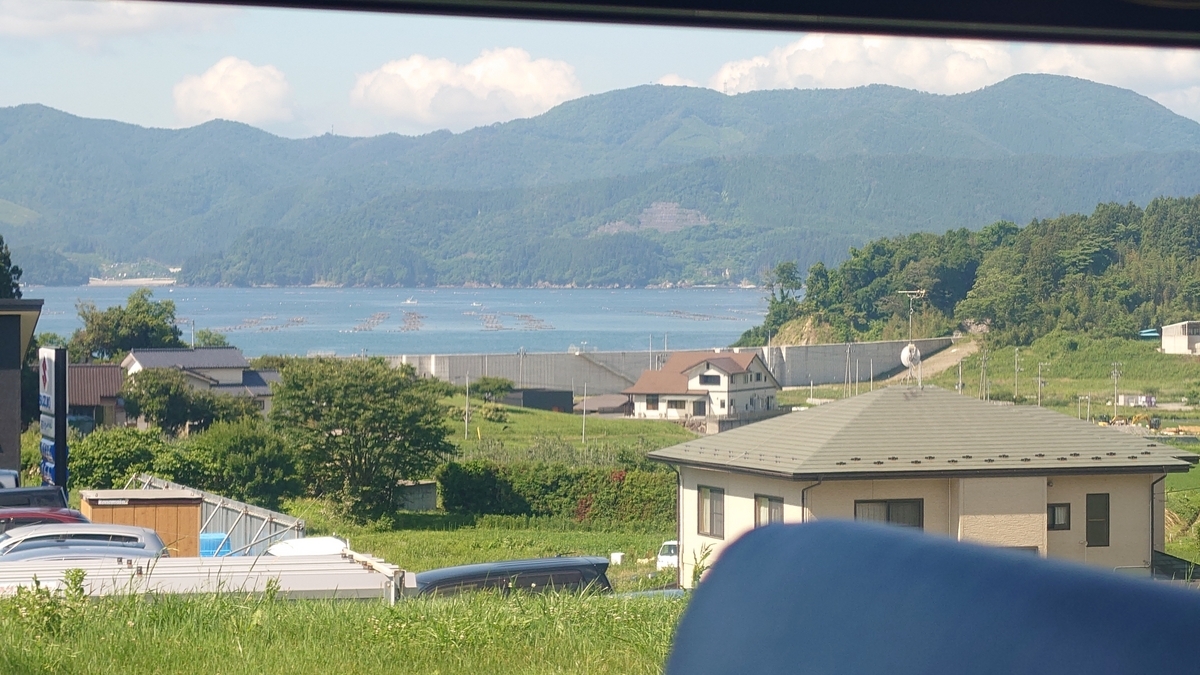 大船渡線BRTからの車窓 気仙沼発盛行